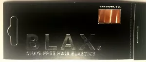 Blax Hair Elastics 4MM Marrón, 8 unidades - Imagen 1 de 2