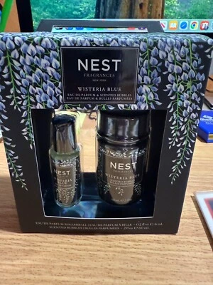 Nest Fragrances Wisteria Blue Eau de Parfum y Burbujas Perfumadas Foto 1 de 2