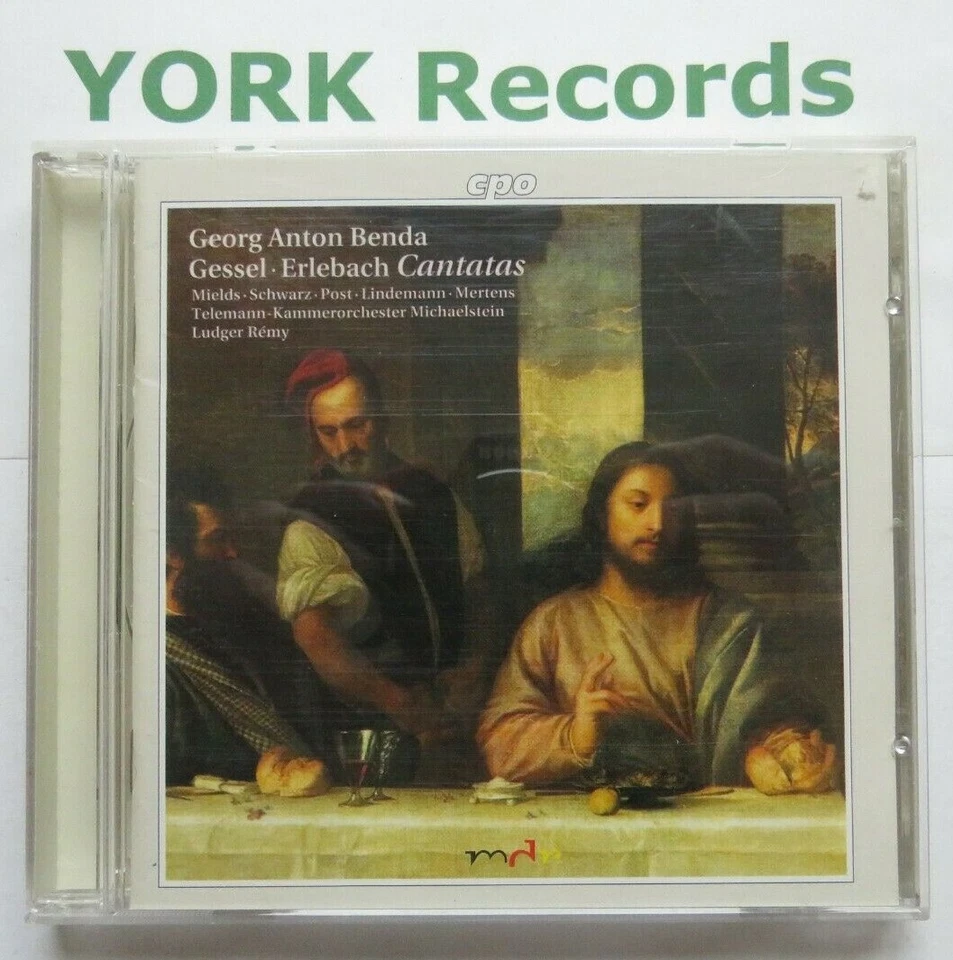 BENDA / GESSEL / ERLEBACH - Cantatas MIELDS / SCHWARZ / LINDEMANN - Ex CD CPO - Image 1 of 1