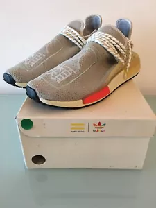 PHARRELL WILLIAMS X ADIDAS HU NMD Q46468 SESAME/SAND MEN'S US 10 NEW SAMPLE - Picture 1 of 6