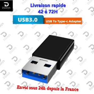 Adaptateur USB Type C vers USB A 3.0 Type A M pour le transfert de données
