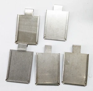 Animal Cage Card Holder, Stainless Steel, 4" x 3" - Set of 5 - Picture 1 of 7