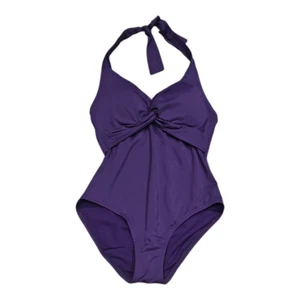 Tommy Bahama Women's 1 Piece Swimsuit Purple Size 4 Halter Neck - Picture 1 of 4
