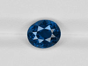 GRS Certified MADAGASCAR Blue Sapphire 3.05 Cts Natural Untreated Oval - Picture 1 of 10