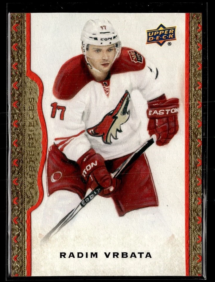 2014-15 UPPER DECK MASTERPIECES GOLD /100 RADIM VRBATA COYOTES - Image 1 of 1