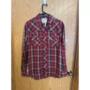 Neu ohne Etikett Wrangler Pearl Snap Shirt, nie getragen Gr. Medium - Bild 1 von 3