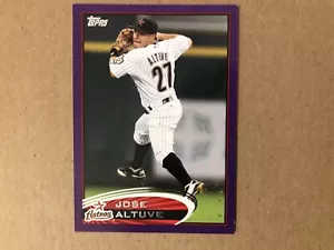 2012 JOSE ALTUVE Topps TOYS R US PURPLE — 187 Houston ASTROS 2° anno — RARO SP - Foto 1 di 11
