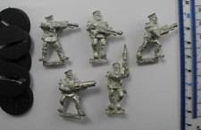 5 MORDIAN IRON GUARD Metal Astra Militarum Imperial Guard Army40K 1990s PC4