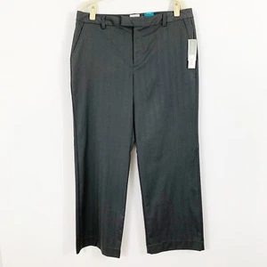 NEW Old Navy Women's Gray Essential Stretch Pants Size 16 Gray Straight Leg - Picture 1 of 10