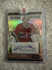 2012-13 Panini Certified - Freshman Signatures Mirror Hot Box #176 Robert Mayer