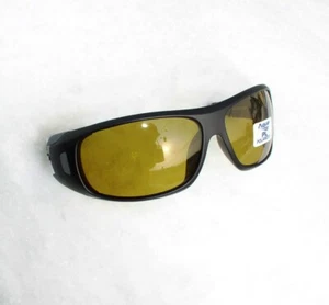 Aqua Polarisationsbrille VISION in Matt Black, Glasfarbe Gelb, Sonnenbrille - Picture 1 of 1