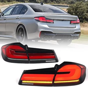 LED Tail Lights for 2017-2020 BMW G30 G38 M5 F90 520i 530i 540i w/ Dynamic Blink - Picture 1 of 20