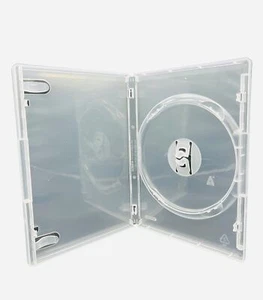 Lot de 10 boîtiers CD / DVD transparents avec pochette plastique - push Amaray - Bild 1 von 7