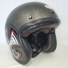 SCUFFED Bell Custom 500 Open Face Motorcycle Helmet Independent Matte Grey Small