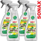4x SONAX CleanStar Ecocert Uniwersalny środek do czyszczenia wnętrz Środek do usuwania zapachów 750ml