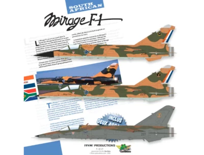 [FFSMC Productions] South African Air Force (SAAF) Dassault Mirage F1CZ et F1AZ - Photo 1/4