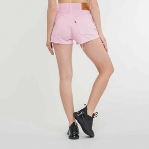 pink levi shorts