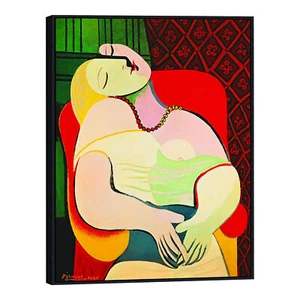 Framed Canvas Giclee Print Dream by Pablo Picasso Wall Art Home Decor 32"x44" - Picture 1 of 8