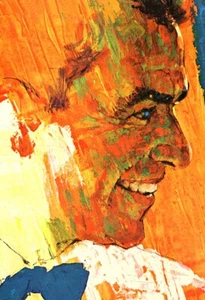 Frank Sinatra Poster, Dreaming in Color, Ol' Blue Eyes, the Rat Pack - Picture 1 of 5