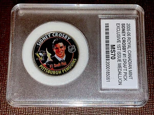 2005-06 Royal Canadian Mint Coin, Sidney Crosby, classificazione MS-70 - Foto 1 di 5
