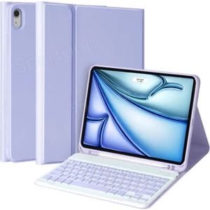 For iPad A16 11/10/9/8/7/6/5th Air Pro Bluetooth Keyboard Case Cover with Mouse - Picture 1 of 83