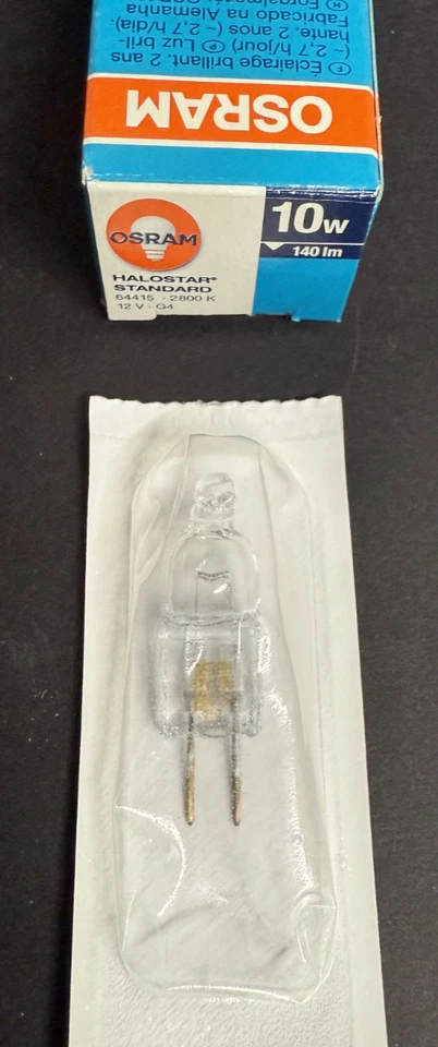Osram 64415F 10W 12V Frosted G4 Base - Image 1 of 2