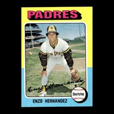 Enzo Hernandez 1975 Topps San Diego Padres #84 GM R305