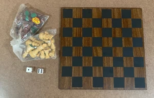 Vintage CHESS SET & Board ~ EDUCO Lardy Made in France - Picture 1 of 7