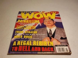 World Of Wrestling Magazine WOW August 2001 Steven Richards Trish Stratus - Picture 1 of 4