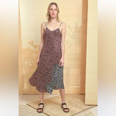 Apiece Apart Lilas Silk Slip Dress Womens 8 Elegant Summer Beach Boho Classic - Image 1 of 4