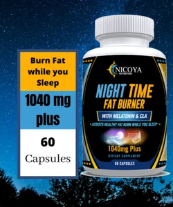 Night Time Fat Burner 1040MG+ | Weight Loss, Sleep & Immune Support, W/CLA - Picture 1 of 8