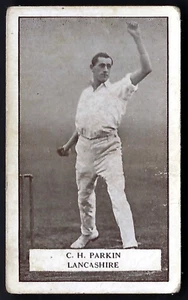 GALLAHER - FAMOUS CRICKETERS - #11 C H PARKIN, LANCASHIRE - Picture 1 of 2