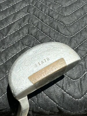 Eixo quadrado de alumínio Otey Crisman Selma ALA 51ATB inserção de latão putter RARO - Imagem 1 de 4