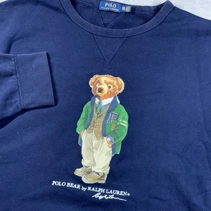 Polo Ralph Lauren Polo Bear Sweatshirt Herren XXL Navy Blau Big Logo College Bear - Bild 1 von 8