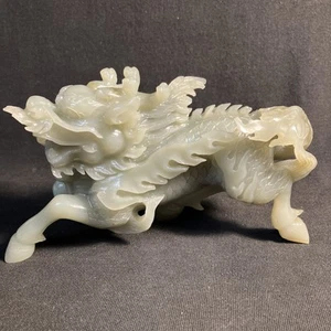 Chinese Jade, Kylin Beast Statue.vintage. - Picture 1 of 7