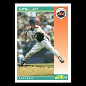 Tarjeta de béisbol David Cone #680 1992 Score New York Mets MLB - Imagen 1 de 3