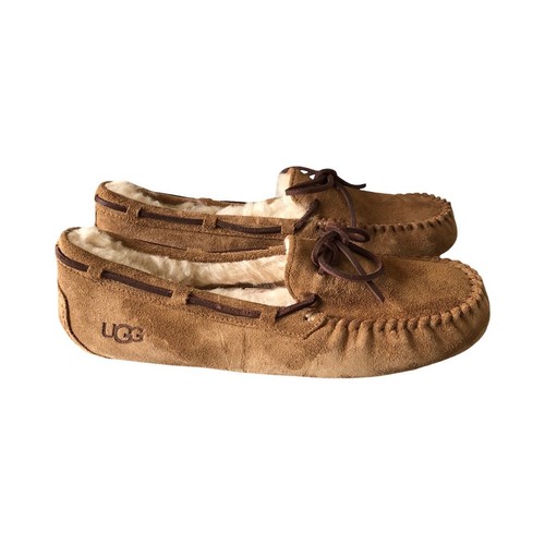 Scarpe mocassini pantofole UGG donna Dakota castagno scamosciato 5612 taglia 10