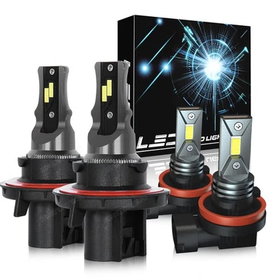 For Ford Transit Connect 2010 2011 2012 2013 LED Headlight Hi/Lo Fog Light Bulbs - Image 1 of 4