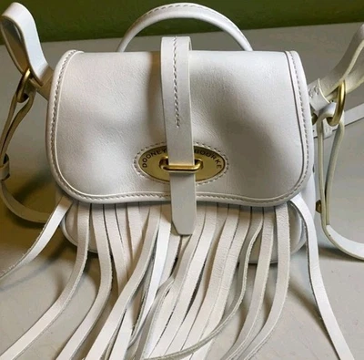 Bolso con flecos Dooney & Bourke Fiona blanco Foto 1 de 4