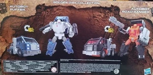 Tomy Hasbo Transformers Golden Disk Collection Autobot Puffer & Road Ranger MIB - Picture 1 of 9