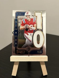 2024 Panini Select Drake Maye Numbers 10 RC #20 - Bild 1 von 2