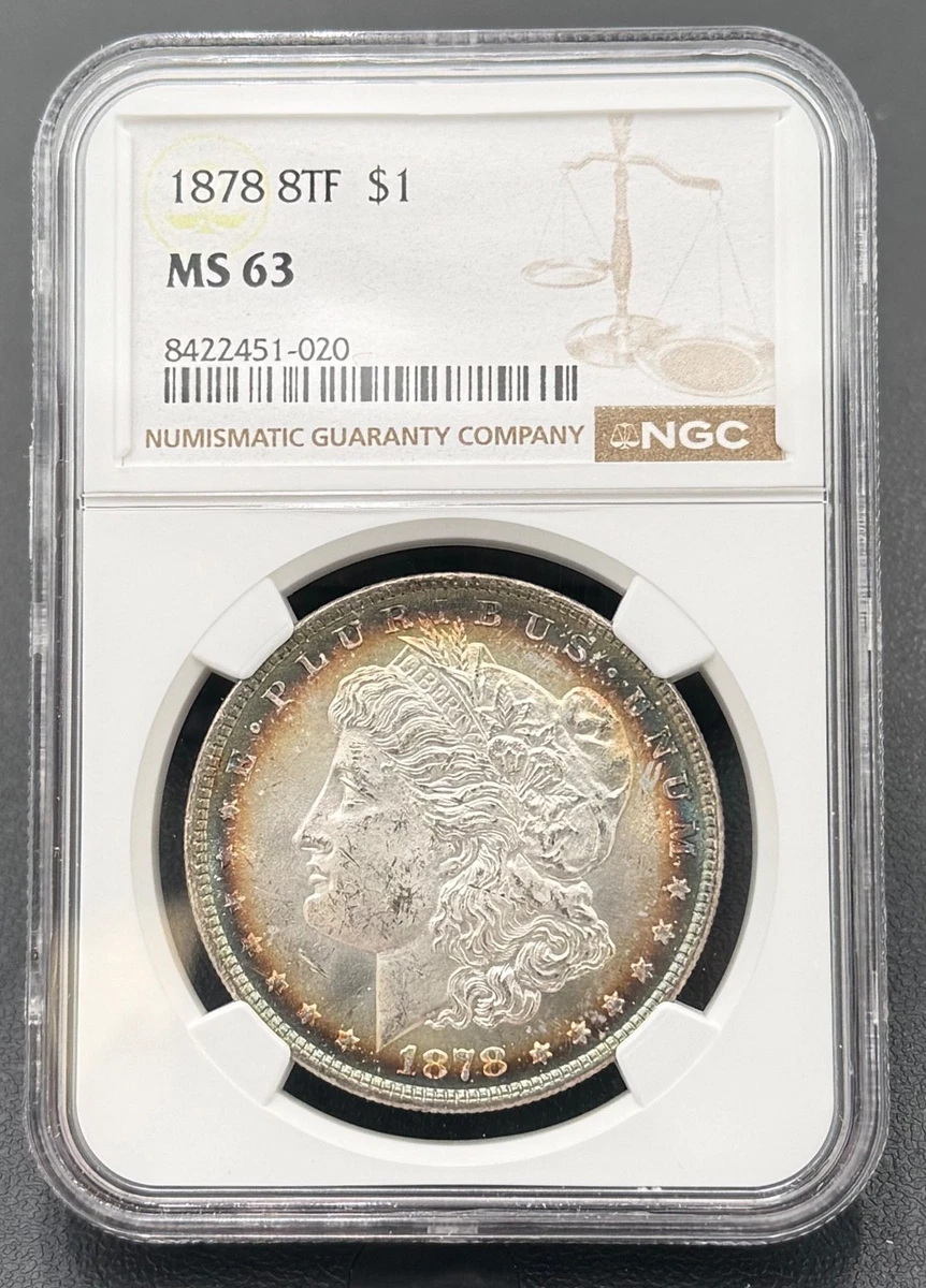 1878 MS 63 Graded Morgan US Dollars for sale | eBay
