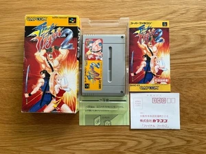 Final Fight 2 Japan Nintendo Super Famicom SFC SNES Complete Reg Card Beat Em Up - Picture 1 of 24