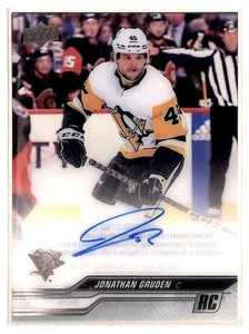 2023-24 Rookies Auto Jonathan Gruden RC Auto Pittsburgh Penguins #CC-GN - Picture 1 of 2