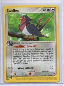 Pokemon Ruby and Sapphire Swellow #46/109 Uncommon Vintage E-Reader - Picture 1 of 2
