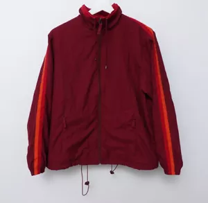 Vintage Catalina Sailing Boat Womens Track Jacket WIndbreaker Medium FIT Red 90s - Picture 1 of 10