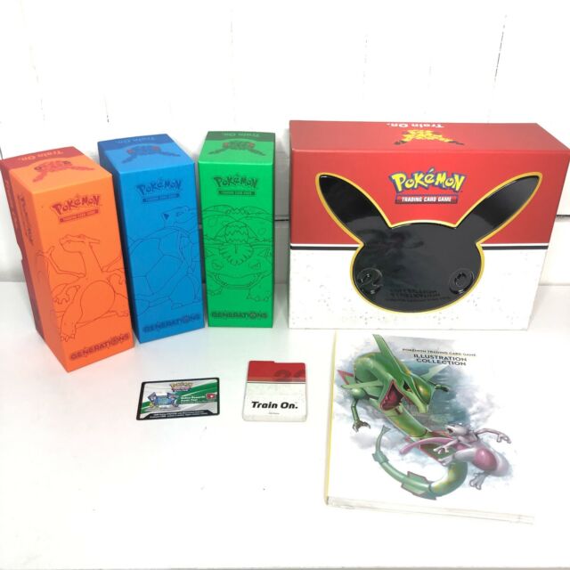 Kit Com 4 Triple Packs Lacrados Gerações Pokemon Tcg