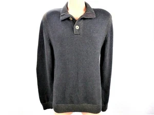 Maglione maglia pullover uomo Cool Code grande marrone erica finto collo bottoni - Foto 1 di 12