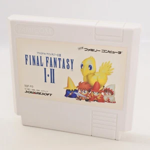 Famicom FINAL FANTASY I II 1 2 Cartridge Only Nintendo 3080 fc - Picture 1 of 4