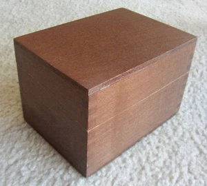 Vintage PSI NAPA VALLEY Wood RECIPE FILE BOX 3"x5" Index Card Wooden VERY NICE - Picture 1 of 10